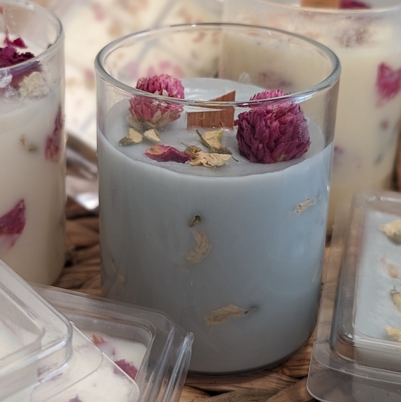 Hand Crafted Other - Blueberry muffin soy candle set